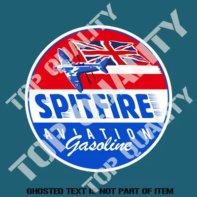 SPITFIRE GASOLINE Decal Sticker Vintage Petrol Petroliana Hot Rod Stickers • $5.50
