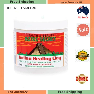 $24.95 • Buy 2X Aztec Secret Indian Healing Clay Facial Deep Pore Cleansing Mask 454g
