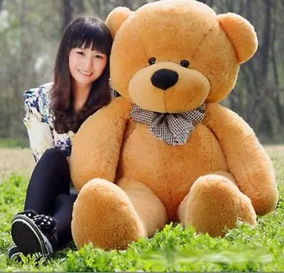 80 CM /GIANT HUGE BIG “brown TEDDY BEAR PLUSH SOFT TOYS DOLL GIFT Stuffed Animal • $26.60