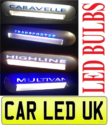 ✅ VW Multivan Caravelle Transporter T5 T6 ✅ 16 X LED Bulbs Door Entry Light Step • $17.12