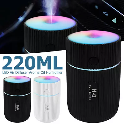 $17.50 • Buy USB Air Diffuser Aroma Oil Humidifier Night Light Up Home Relax Defuser,