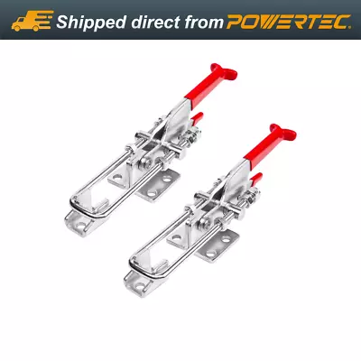 POWERTEC 20341 Heavy Duty Adjustable Latch-Action U Bolt Self-lock Toggle Clamp • $18.99