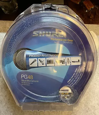 Shure PG48-XLR Vocal Wired Professional Microphone • $35