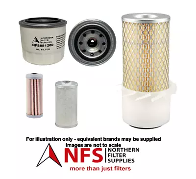 NFS Filter Kit Fits Neuson Lifton 1001 With Yanmar 3TNE74 Engine Oil Fuel Air • £32.50