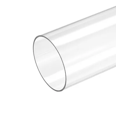 Plastic Pipe Rigid Polycarbonate Round Tube Clear 2.8  ID 3  OD 17  High Impact • $25.31