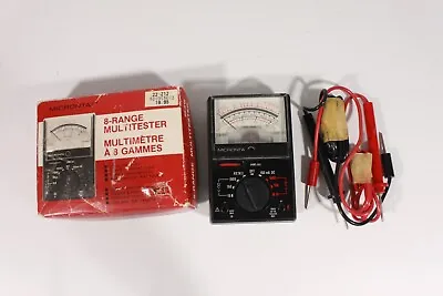 MICRONTA 22-212 Simple Multimeter. (ref H 644) • $11