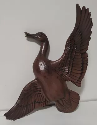 £19.33 • Buy Vintage Atlantic Mold A125 Flying Duck 3D Ceramic Wall Plaque Hanging Sign