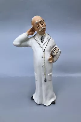 Carlo Mollica Capodimonte Porcelain Doctor Figurine 11” H • $179.99