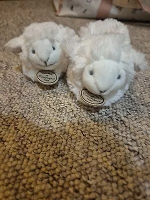 Doudou Et Compagnie Sheep Baby Rattle Slippers  • £0.99