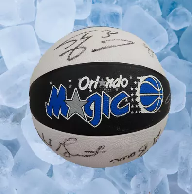 VTG Orlando Magic Team Members Autographed Signed Basketball Shaq Penny 1990s • $349.99