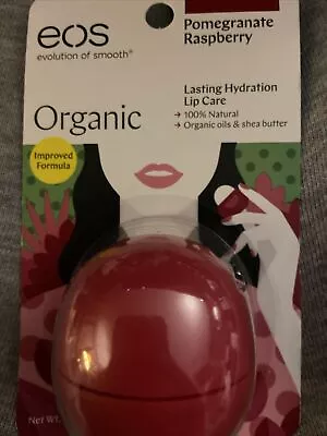 EOS Organic Lip Balm Pomegranate Raspberry • $14