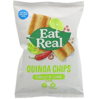 Eat Real | Quinoa Chilli & Lime Chips | 30g • £14.78