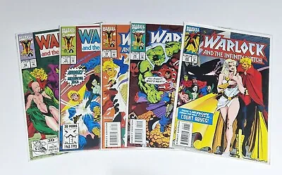 Marvel Comics Warlock & The Infinity Watch 5 Issues 1994 Bagged Boarded VF • £19.99