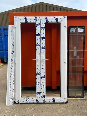 £160 • Buy External UPVC Double Glazed French Doors - Patio Doors White 