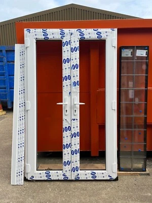 £160 • Buy External UPVC Double Glazed French Doors - Patio Doors White 
