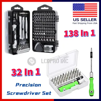Precision Screwdriver Set Mini 138 In1 Multi-function TORX Magnetic Repair Tool • $7.48