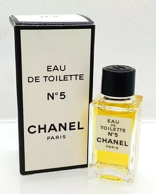 CHANEL Nº5 ✿ VTG Mini Eau Toilette Miniature Perfume Parfum (0.13 Fl.oz. = 4ml.) • $25.99