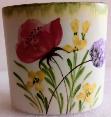 Radford  Oval  Anemone/yellow Flower  Vase • £5.99