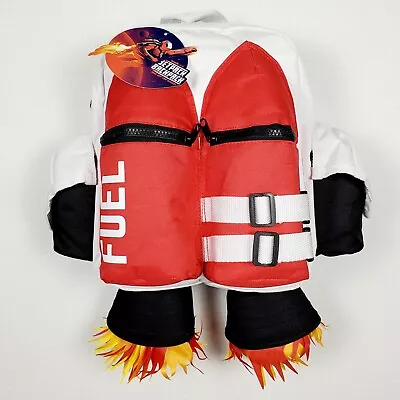 Jetpack Backpack For Kids | Red Rucksack Bag With Rocket Detail SuckUK Brand • $22.99