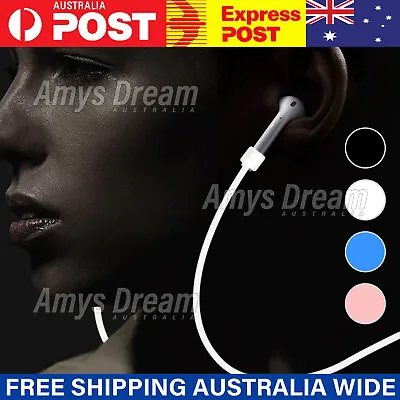 Anti Lost Strap String Rope Soft Silicone Holder Cable Cord Airpods Pro MEL • $3.48