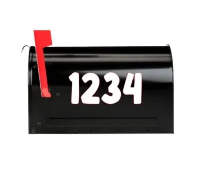 SET OF 2 Mailbox Numbers Stickers Vinyl Decal PICK SIZE COLOR FONT Building Wall • $3.39