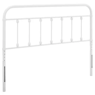 Modway Sage Modern Farmhouse Twin Metal Spindle Headboard In White • $48.19