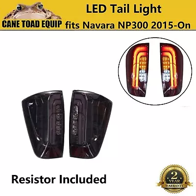 LED Smoked Black Rear Tail Light For Nissan Navara NP300 D23 2015-ON Dual Cab  • $198.45