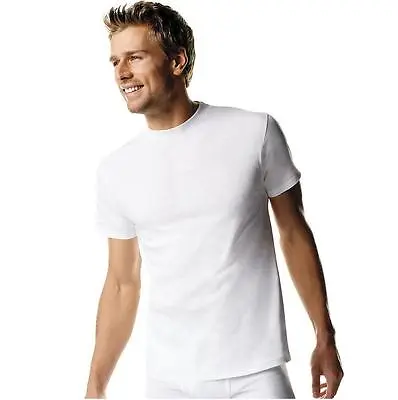 Hanes Men's TAGLESS ComfortSoft Crew Undershirt 3-Pack Big Sizes • $18.95