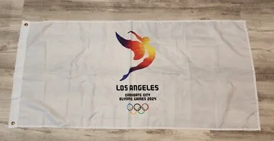 2024 LOS ANGELES -OLYMPIC GAMES- CANDIDATE CITY- Rare - Flag • $149.99