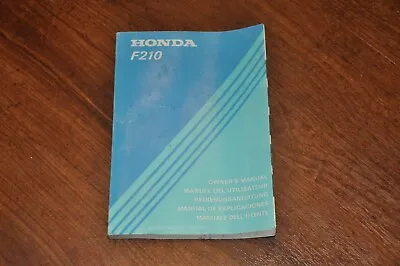 Honda F210 Rotavator Owners Manual • £20