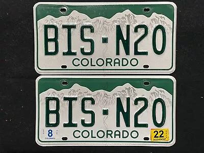 Vintage 2019 Colorado License Plates | #BIS-N20 • $7.99