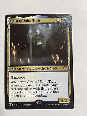 MTG Geist Of Saint Traft Commander: Innistrad: Crimson Vow 155 Regular Mythic • $1.29
