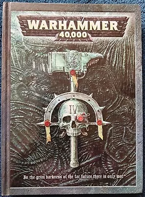 WARHAMMER 40000 40K Core Rulebook 4th Edition 2004 Hardcover 268 Pgs. • £12.99