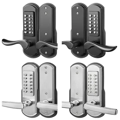 Mechanical Keyless Door Lock Digital Code Entry Keypad Combination Home Security • $59.97