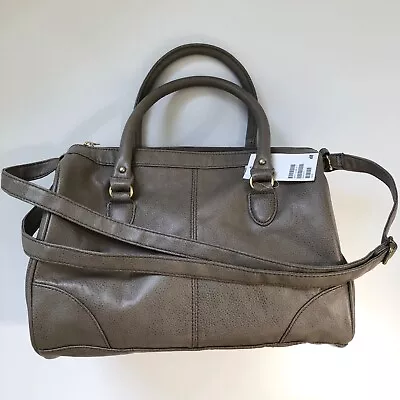 H & M Brown Tan Handbag With Top Handle And Longer Strap • £5