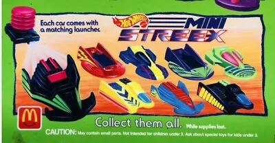 1992 Hot Wheels Mini Streex Mcdonalds Happy Meal Toys - U - Pick • $2.99