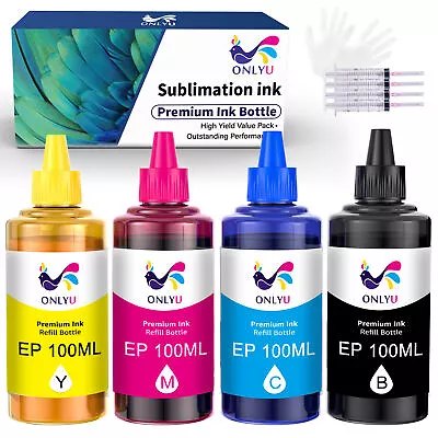 4-pack Sublimation Ink Kit For Epson ET-2760 2720 2800 2803 15000 C68 C88 C88+ • $17.89