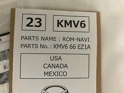 2024 CX-90 CX-30 CX-5 NEW Original Navigation SD Card KMV6-66-EZ1A  (fits Mazda) • $138.75