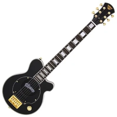 Pignose PGG-259 BK Mini Electric Guitar Black Built-in Amplifier W/Soft Case New • $588.78