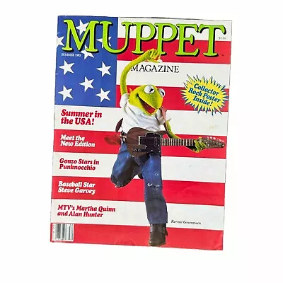 Muppet Magazine Summer 1985! Kermit The Frog Bruce Springsteen Cover! No Poster! • $0.72