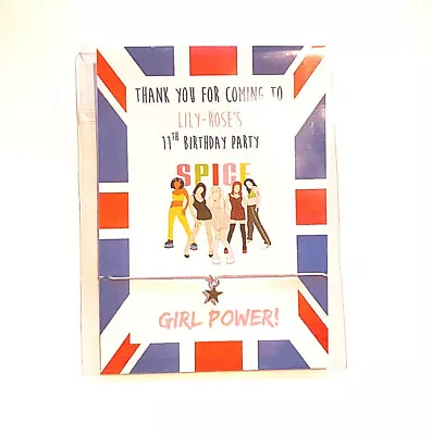 £1.25 • Buy Personalised Wish Bracelet Spice Girls Theme Hen Or Birthday Party Favours Gifts