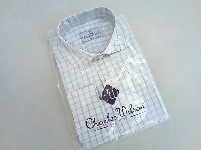 £15 • Buy Charles Wilson Shirt, 16.5  Collar, Slim Fit, Double Cuff, BNWT