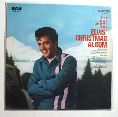 Elvis Presley Sings Christmas Songs Elvis' Christmas Album LP Record Camden Mono • $9.50