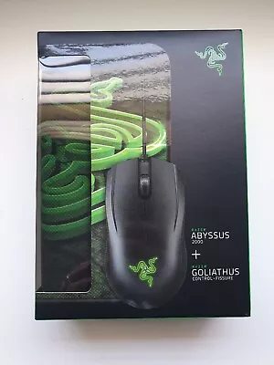 Razer ABYSSUS 2000 Mouse + GOLIATHUS Control Fissure Mat • $59