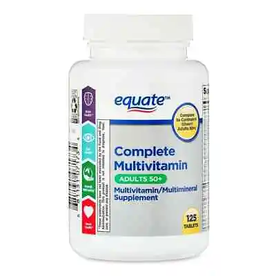 Complete Multivitamin/Multimineral Supplement Tablets Adults 50+ 125 Count • $9.11