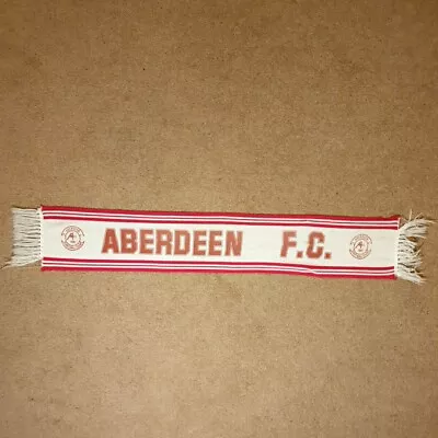 Aberdeen FC Vintage Retro Football Scarf 1980s 80s • £14.99