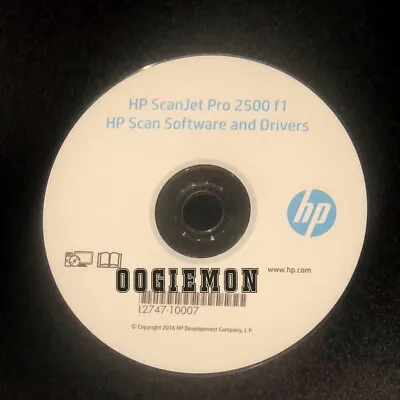 $8.99 • Buy Setup CD ROM For HP ScanJet Pro 2500 F1 Scan Software And Drivers