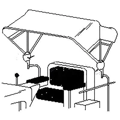 $89.70 • Buy Yellow Buggy Top Replacement Canvas Cover Only For 3 Bow 48  Umbrella Frame JBT3