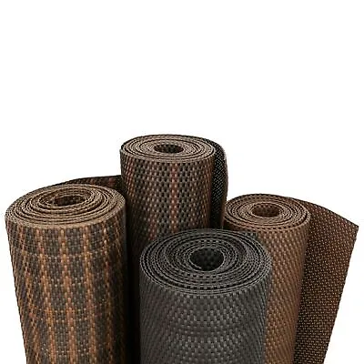 Artificial Poly Rattan Weave Privacy Screen Garden Fencing 1m High • £22.95