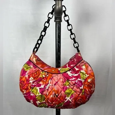 Vintage Vera Bradley Rose Eleanor Chain Strap Shoulder Bag • $24.23